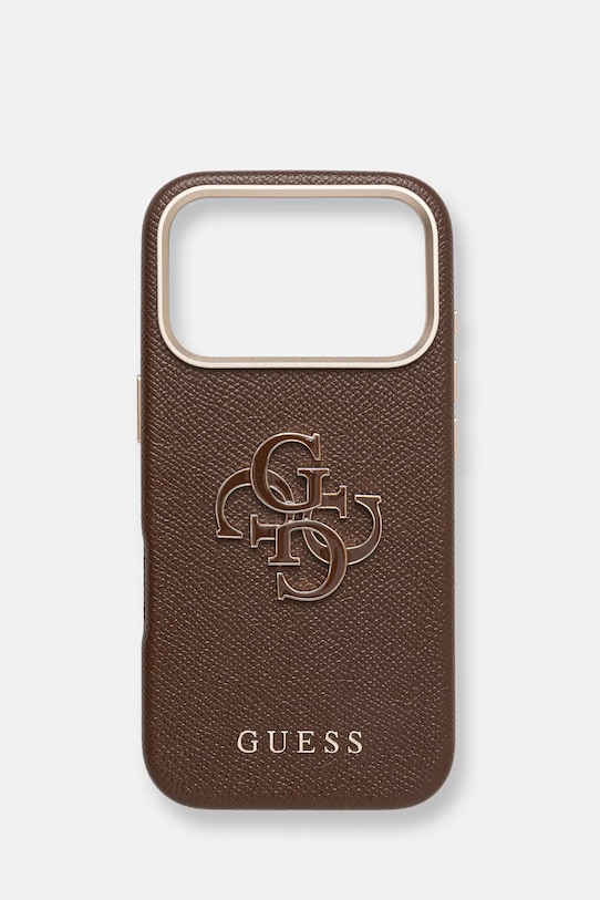 Guess custodia per telefono iPhone 17 Pro custodia per telefono marrone GUHCP17L5PS4RGGW