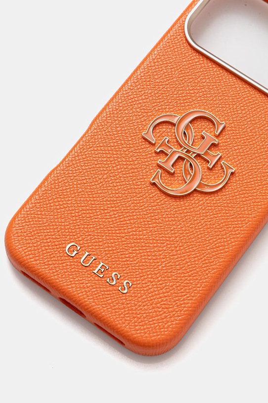 Puzdro na mobil Guess iPhone 17 Pro Max GUHCP17X5PS4RGGO oranžová AA00
