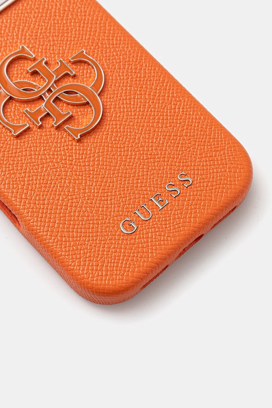 Puzdro na mobil Guess iPhone 17 Pro GUHCP17L5PS4RGGO oranžová AA00