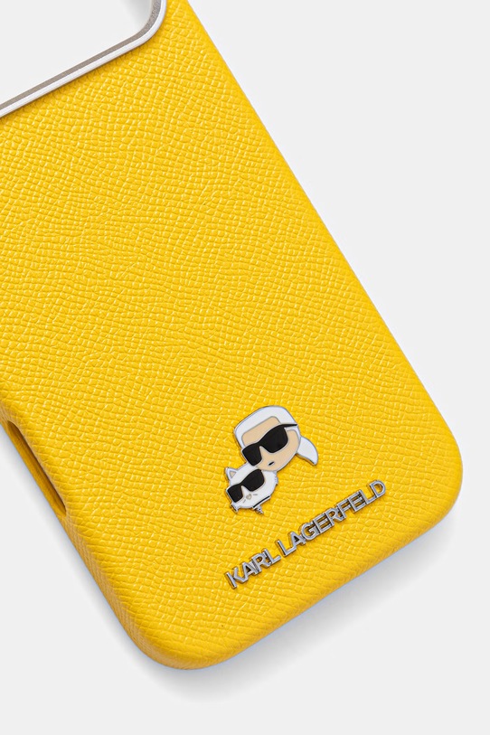 Karl Lagerfeld custodia per telefono iPhone 17 Pro Max KLHMP17X6PFKCLY giallo AA00