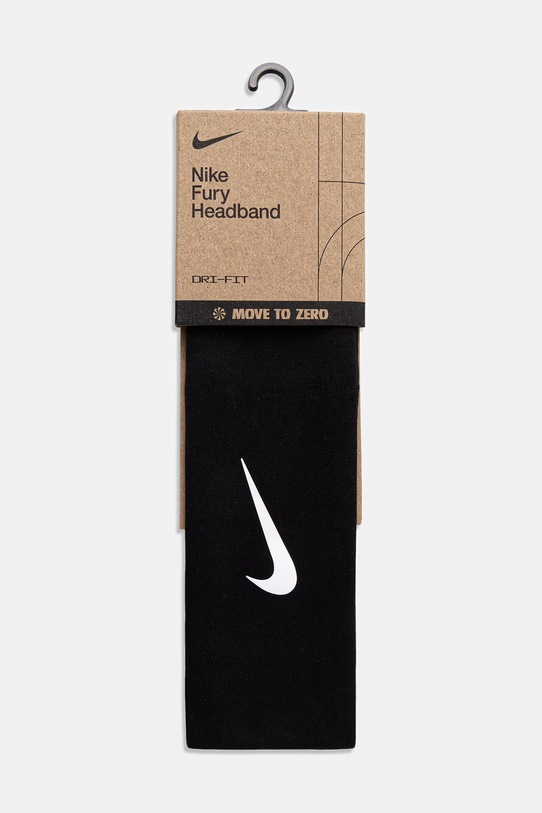 Nike opaska na głowę FURY czarny N.101.1706.027