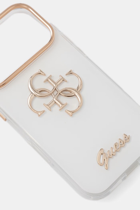 Guess etui na telefon iPhone 17 Pro GUHCP17L5HC4MLSH biały AA00