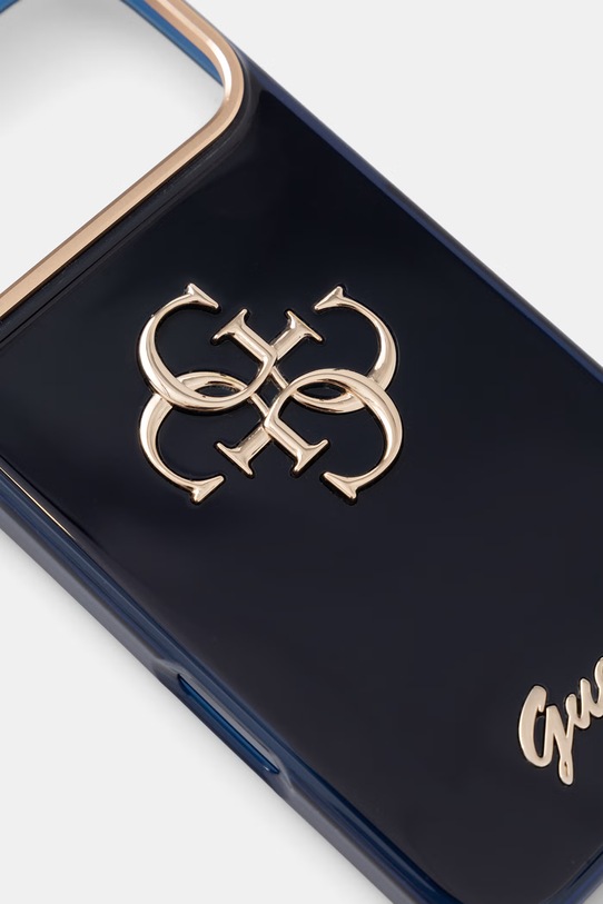 Guess pokrowiec na telefon iPhone 17 Pro Max GUHCP17X5HC4MLSB granatowy AA00
