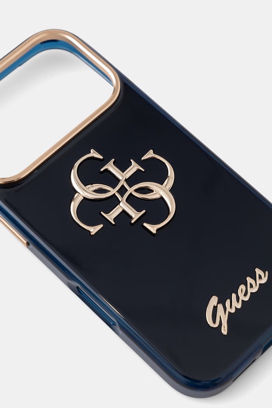 Guess etui na telefon iPhone 17 Pro GUHCP17L5HC4MLSB granatowy AA00