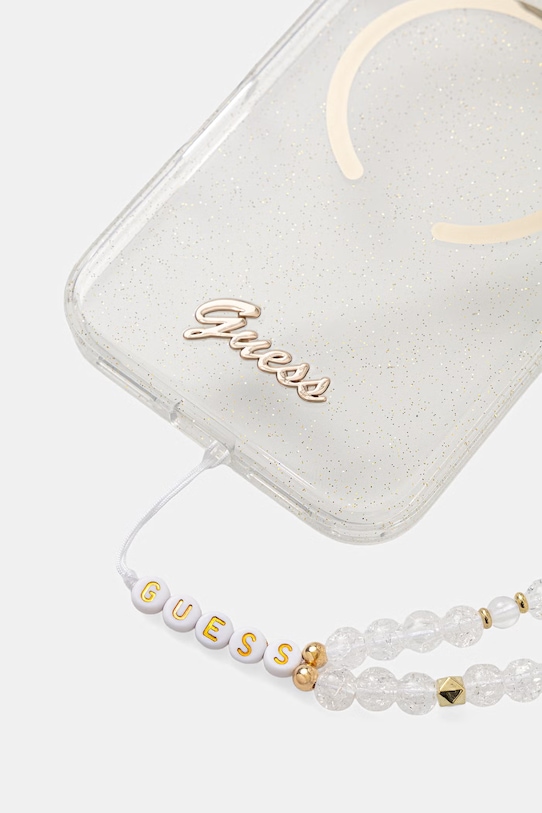 Guess etui na telefon iPhone 17 Pro Max GUHMP17X5HTGSMSH transparentny AA00