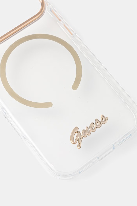 Guess etui na telefon iPhone 17 Pro GUHMP17L5HTCSMST transparentny AA00