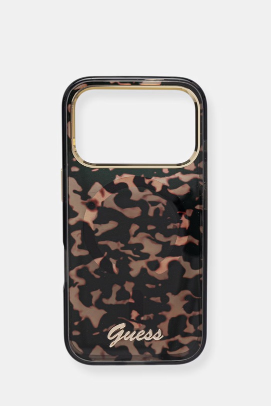 Guess etui na telefon iPhone 17 Pro czarny GUHMP17L5HTTMCSK