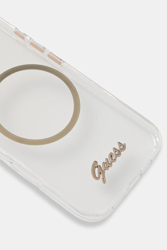 Guess etui na telefon iPhone 17 GUHMP17S5HTCSMST transparentny AA00