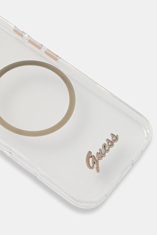 Guess etui na telefon iPhone 17 GUHMP17S5HTCSMST transparentny AA00
