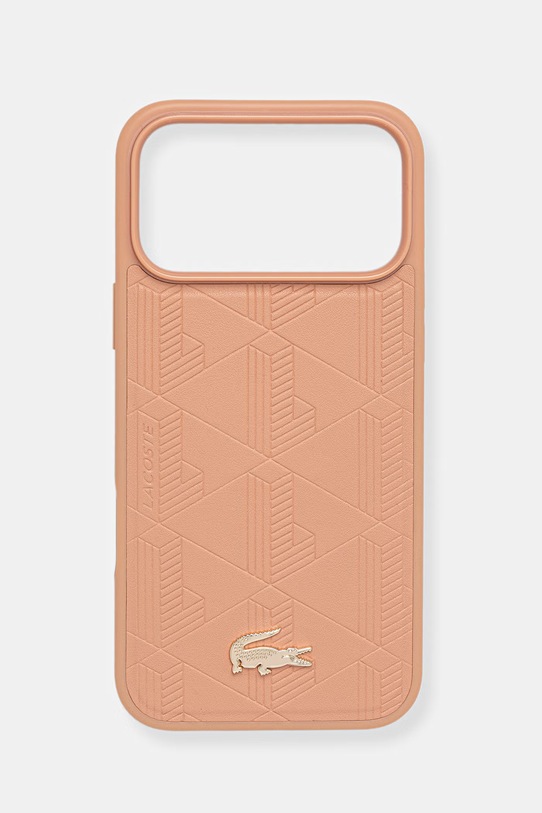 Lacoste etui na telefon iPhone 17 Pro Max pomarańczowy LCHMP17XPNOP