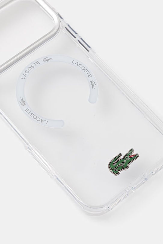Lacoste etui na telefon iPhone 17 Pro Max LCHMP17XUGTEH transparentny AA00