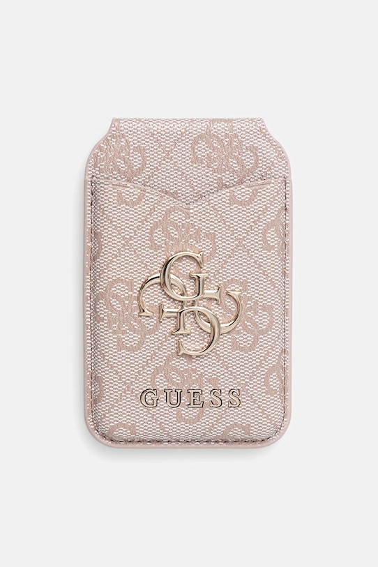Guess etui na karty różowy GUWMSMIP4GP
