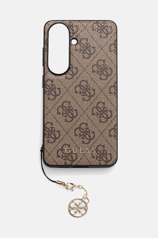 Guess etui na telefon Samsung Galaxy S26 brązowy GUHMS26SGF4GBR