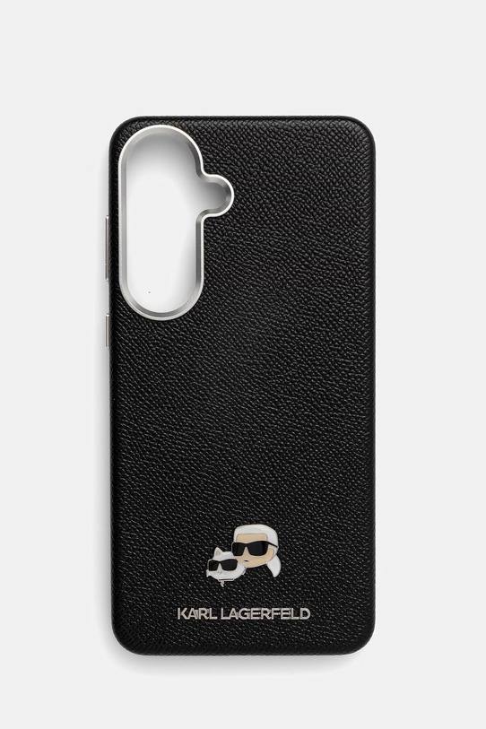 Karl Lagerfeld etui na telefon z imitacji skóry Samsung Galaxy S26+ czarny KLHMS26M6PFKCLK