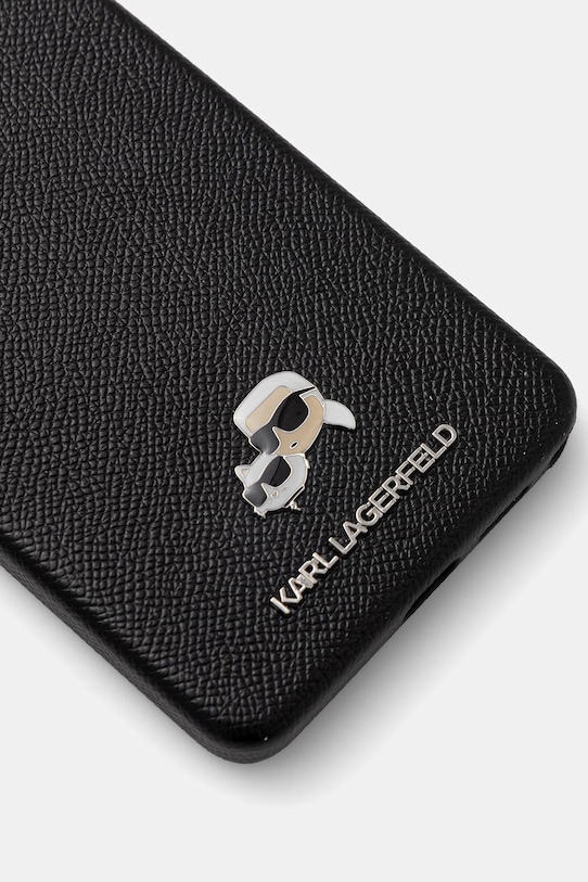 Karl Lagerfeld etui na telefon z imitacji skóry Samsung Galaxy S26 Ultra KLHMS26L6PFKCLK czarny AA00