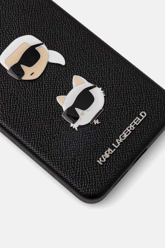 Karl Lagerfeld etui na telefon z imitacji skóry Samsung Galaxy S26+ KLHCS26MPSFDHPOK czarny AA00