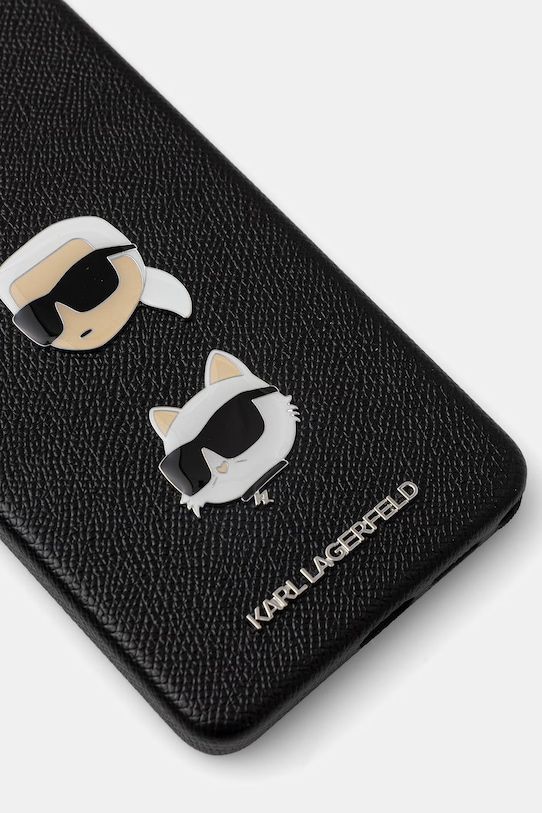 Karl Lagerfeld etui na telefon z imitacji skóry Samsung Galaxy S26 Ultra KLHCS26LPSFDHPOK czarny AA00