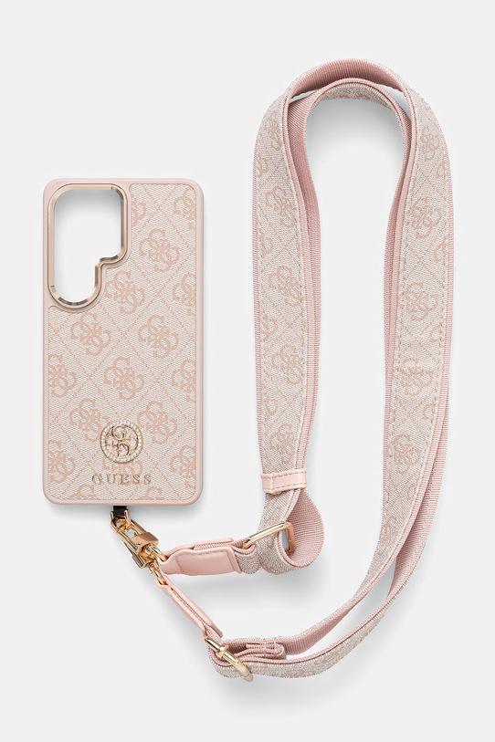 Guess etui na telefon Samsung Galaxy S26 Ultra różowy GUHMS26LP4G4DCSP