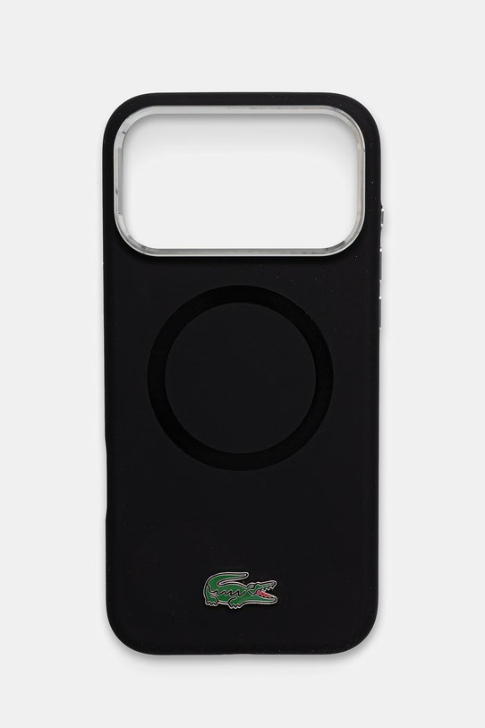 Lacoste чехол для телефона iPhone 17 Pro Max чёрный LCHMP17XSLAK