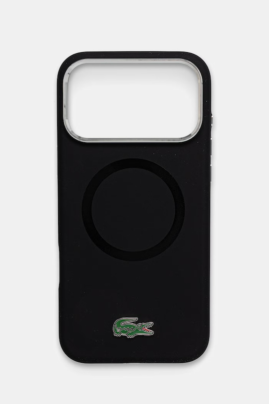 Lacoste чехол для телефона iPhone 17 Pro Max чёрный LCHMP17XSLAK