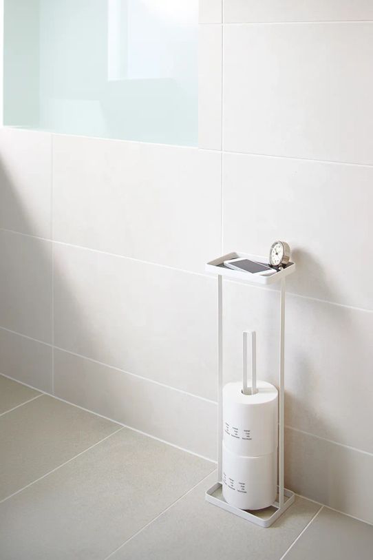 Yamazaki suport hârtie igienică Tower 7739 alb AA00