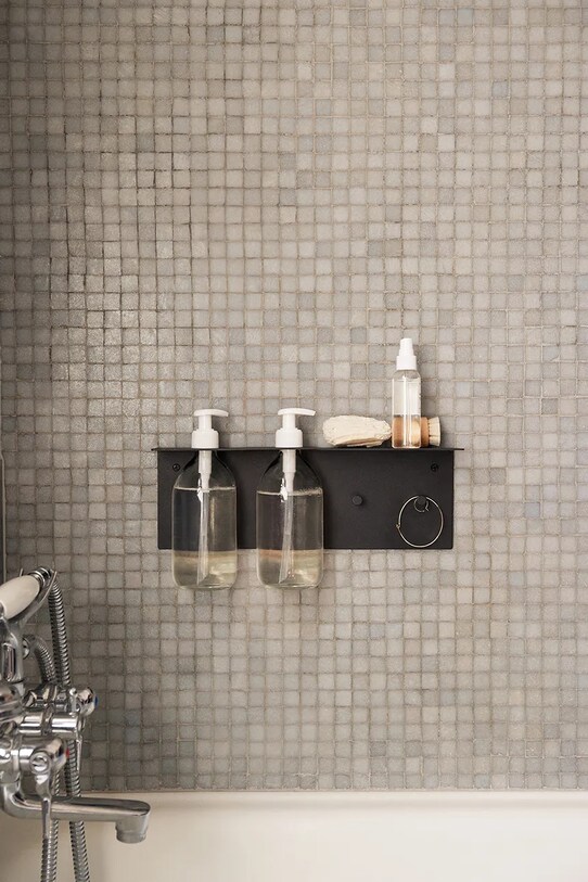 ferm LIVING raft de dus Dora negru 1104266365