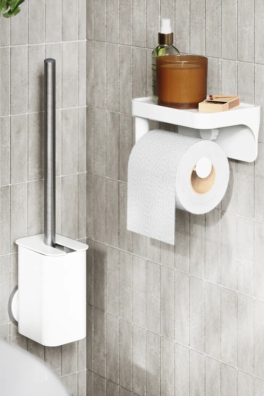 Umbra szczotka do toalety z montażem na ścianie Flex Adhesive 17 cm 1021298.660