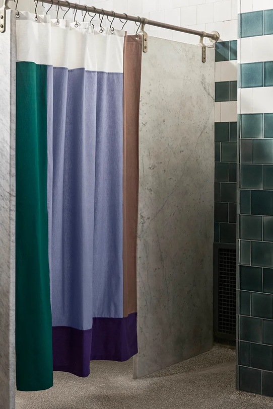 Łazienka HAY zasłona prysznicowa Pivot 180 x 200 cm AB359.A656 multicolor
