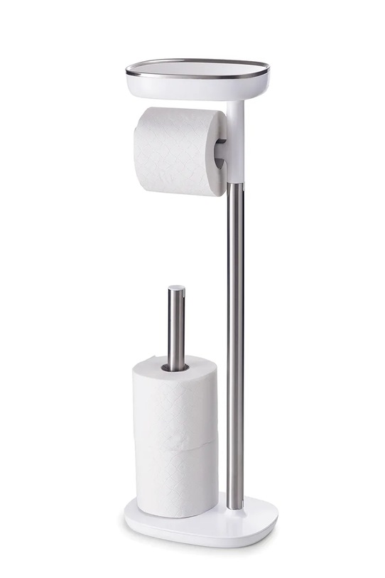 Łazienka Joseph Joseph stojak na papier toaletowy z półką EasyStore 68 cm 70518 biały