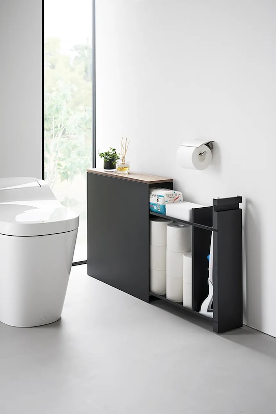 Łazienka Yamazaki regał wolnostojacy 1427 czarny