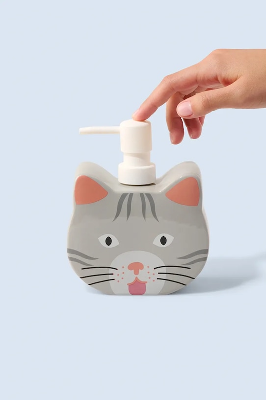 Fluid Market dozownik do mydła 11 x 12,5 x 5,5 cm AASOAPCAT szary AA00