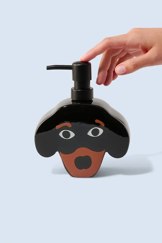 Fluid Market dozownik do mydła 17 x 5,5 x 14 cm AASOAPDOG czarny AA00