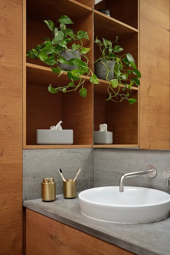 Łazienka Zone Denmark kubek na szczoteczki Ume 10,3 x 8,3 cm 36623. żółty