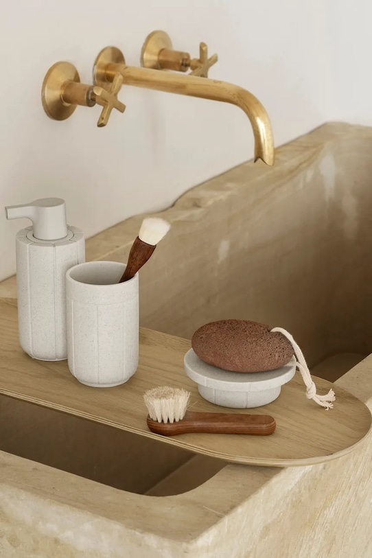 Łazienka Blomus dozownik do mydła Kua 300 ml B67365 beżowy