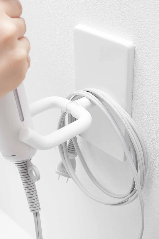 Yamazaki suport pentru uscător de păr montat pe perete din aluminiu 8 x 13 x 14 cm 10104