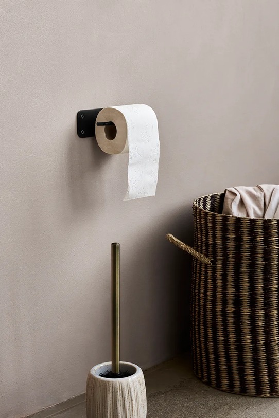 House Doctor для туалетного паперу із нержавіючої сталі 18 x 6 cm 205341515 чорний AA00