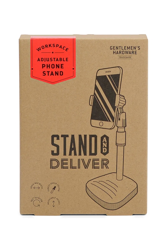 Gentlemen's Hardware supporto per telefono Phone Tripod verde GEN871UK