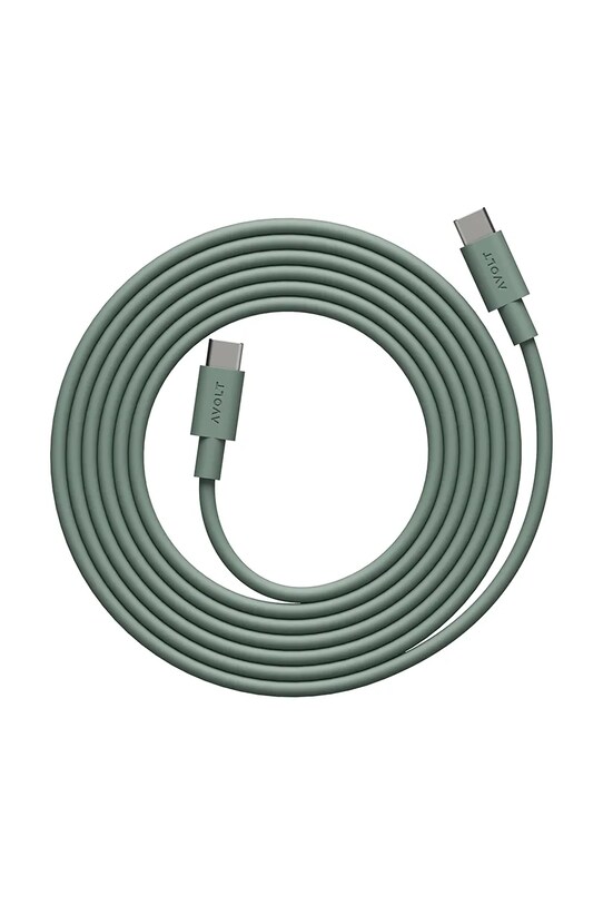 Avolt kabel usb do ładowania Cable 1 / USB-C to USB-C / 2 m zielony C1CCI1002OG