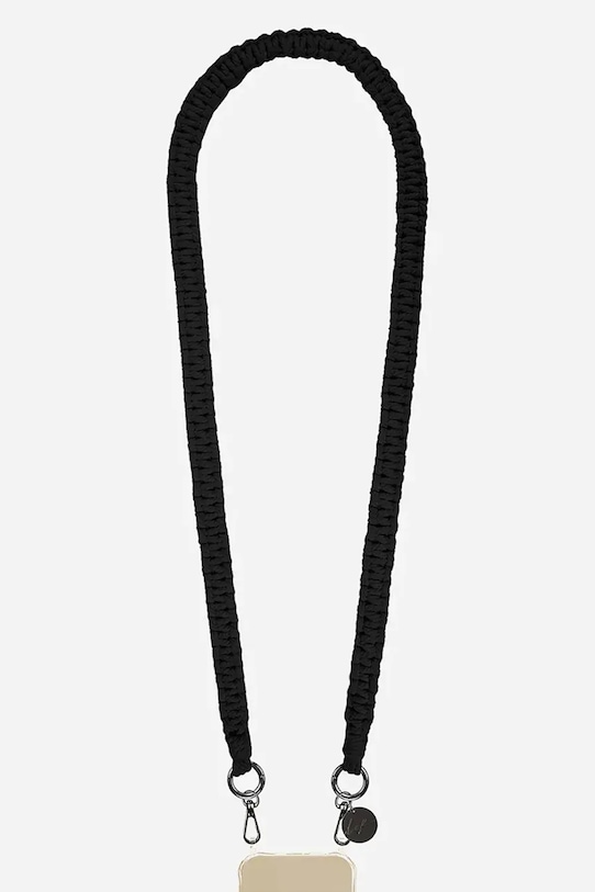 LaCoqueFrançaise pasek do telefonu 120 CM czarny LE318743