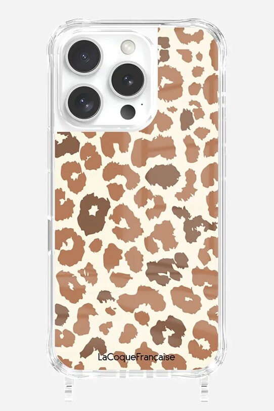 LaCoqueFrançaise etui na telefon iPhone 16 Pro Max brązowy LE319075