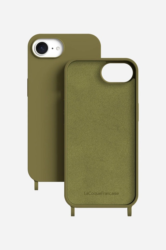 LaCoqueFrançaise etui na telefon iPhone 16 Pro zielony LE317552