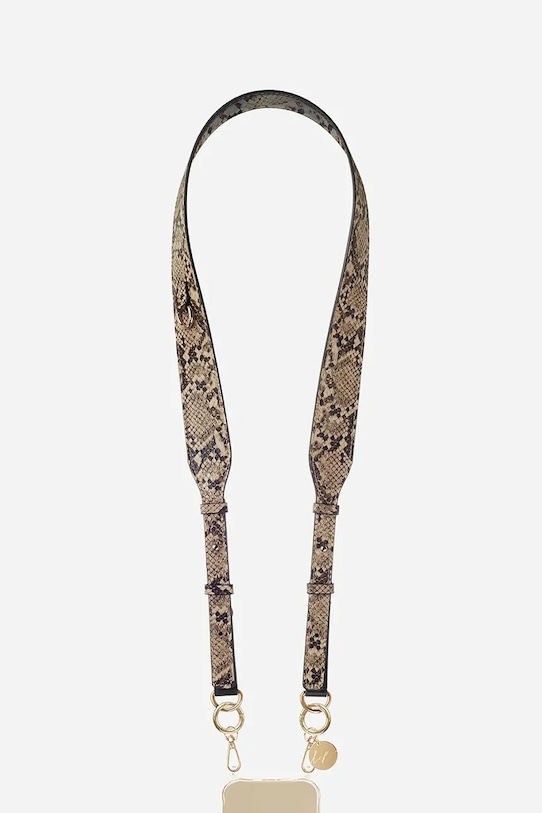 LaCoqueFrançaise łańcuszek do telefonu Nora 120 cm brązowy LE317519