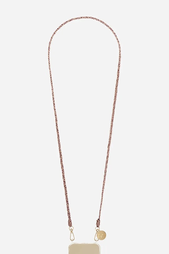 LaCoqueFrançaise łańcuszek do telefonu Vanessa 120 cm beżowy LE318758