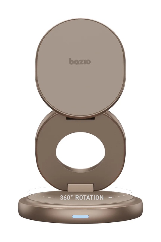 Bazic ładowarka indukcyjna 15W Fast Charging GM.GYRE360.GLD beżowy AA00