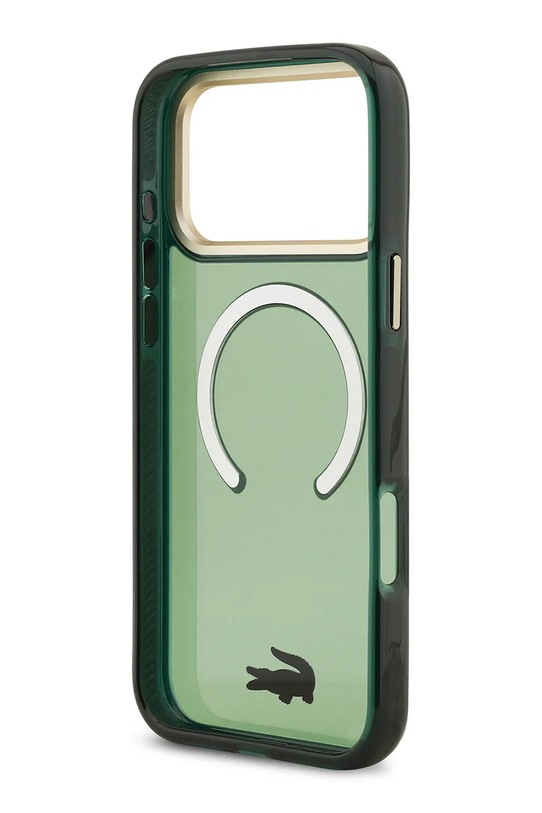 Lacoste etui na telefon z wbudowanym pierścieniem magnetycznym MagSafe iPhone 17 Pro Max LCHMP17XUFWAE zielony AA00