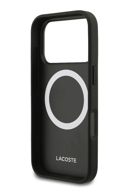 Lacoste etui na telefon z wbudowanym pierścieniem magnetycznym MagSafe iPhone 17 Pro LCHMP17LPLAK czarny AA00