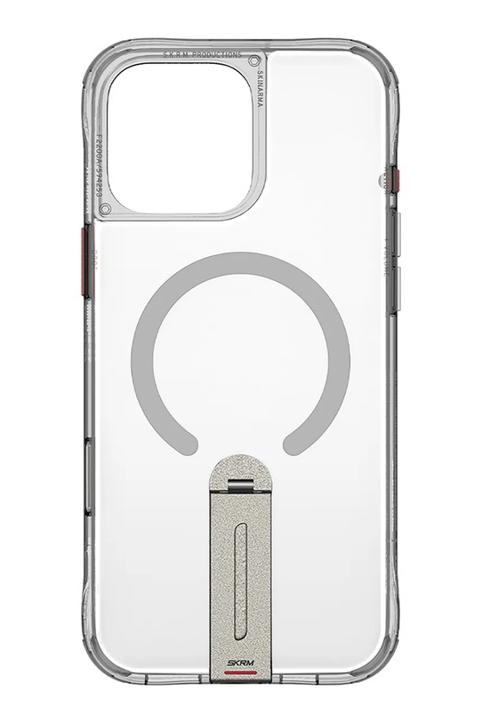 Skinarma etui na telefon z wbudowanym pierścieniem magnetycznym Helix iPhone 16 Pro SK.P16PRO.HELX.TT transparentny AA00