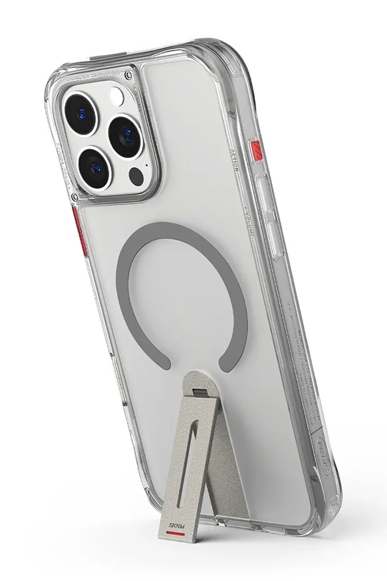 Lifestyle Skinarma etui na telefon z wbudowanym pierścieniem magnetycznym Helix iPhone 16 Pro SK.P16PRO.HELX.TT transparentny