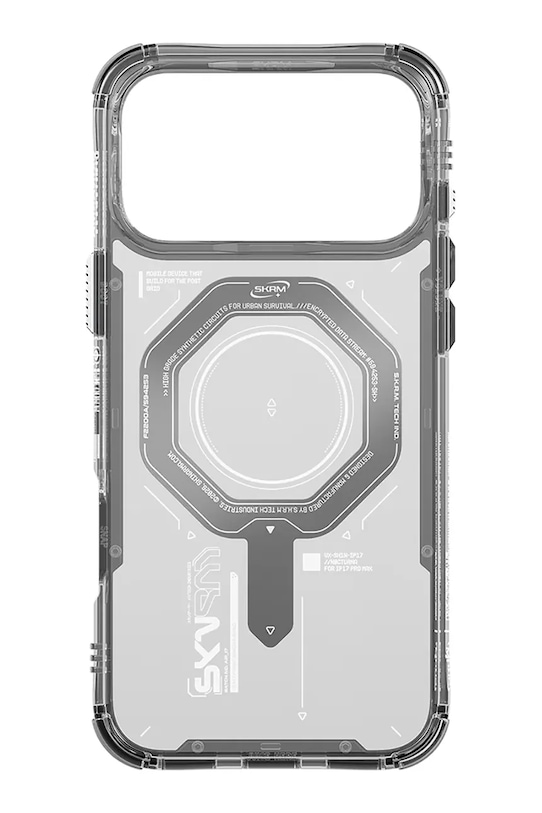 Калъф за телефон с вграден магнитен пръстен Skinarma Magma iPhone 17 Pro Max SK.2025PP6.9.MGMA.GRA сив AA00