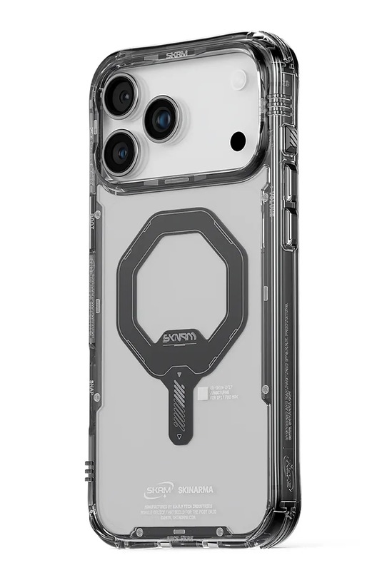 Skinarma etui na telefon z wbudowanym pierścieniem magnetycznym Saido iPhone 17 Pro czarny SK.2025PP6.3.SDOMS.GRA